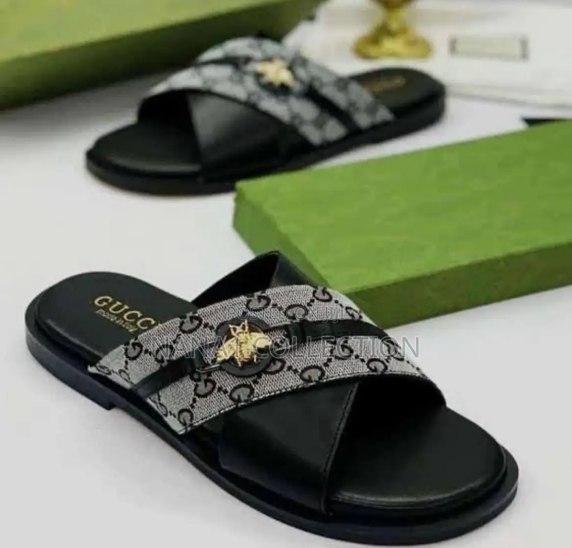 Gucci - Style Cross - Strap Men’s Slippers