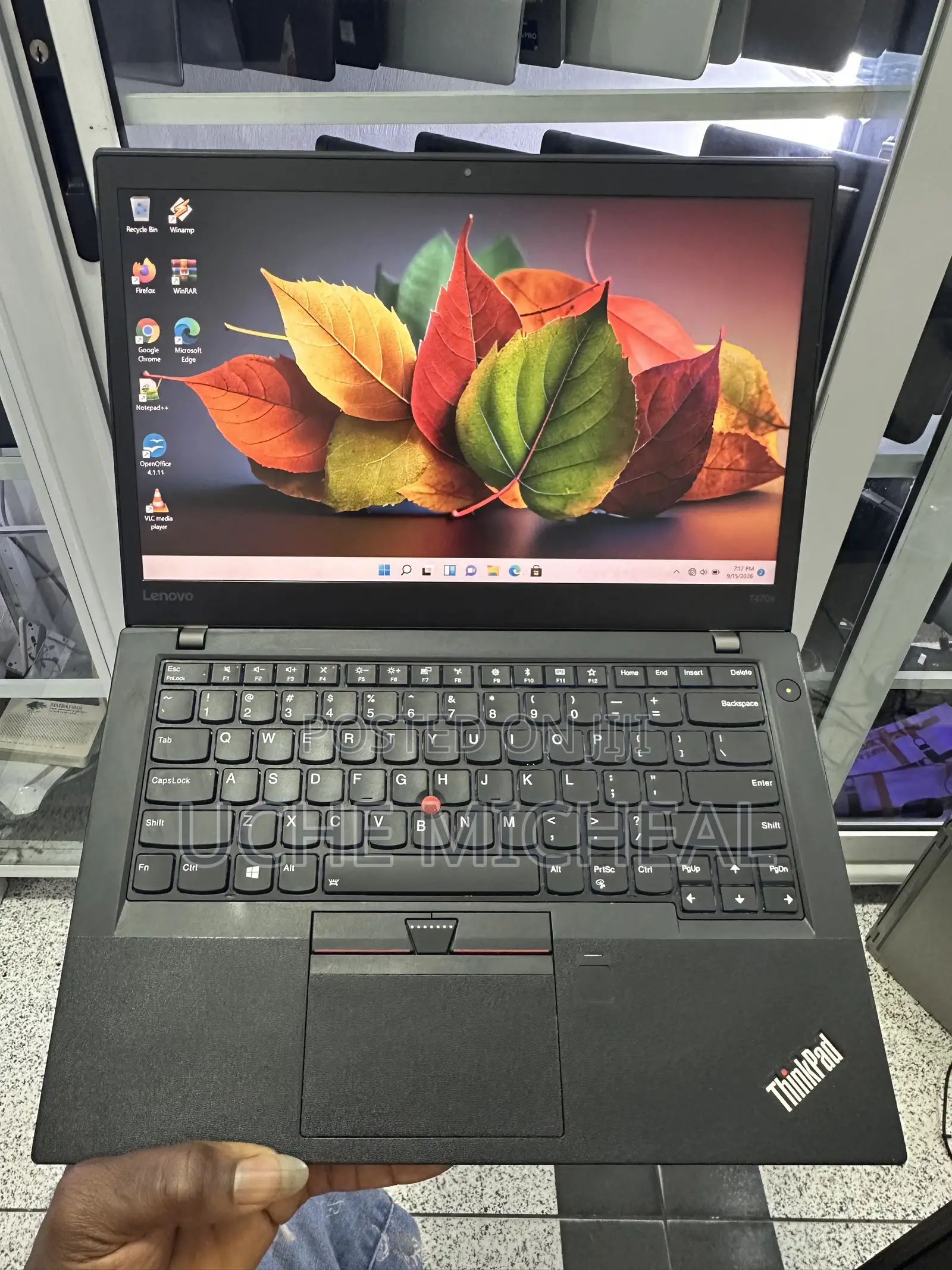 Laptop Lenovo ThinkPad T470s 8GB Intel Core i7 SSD 256GB