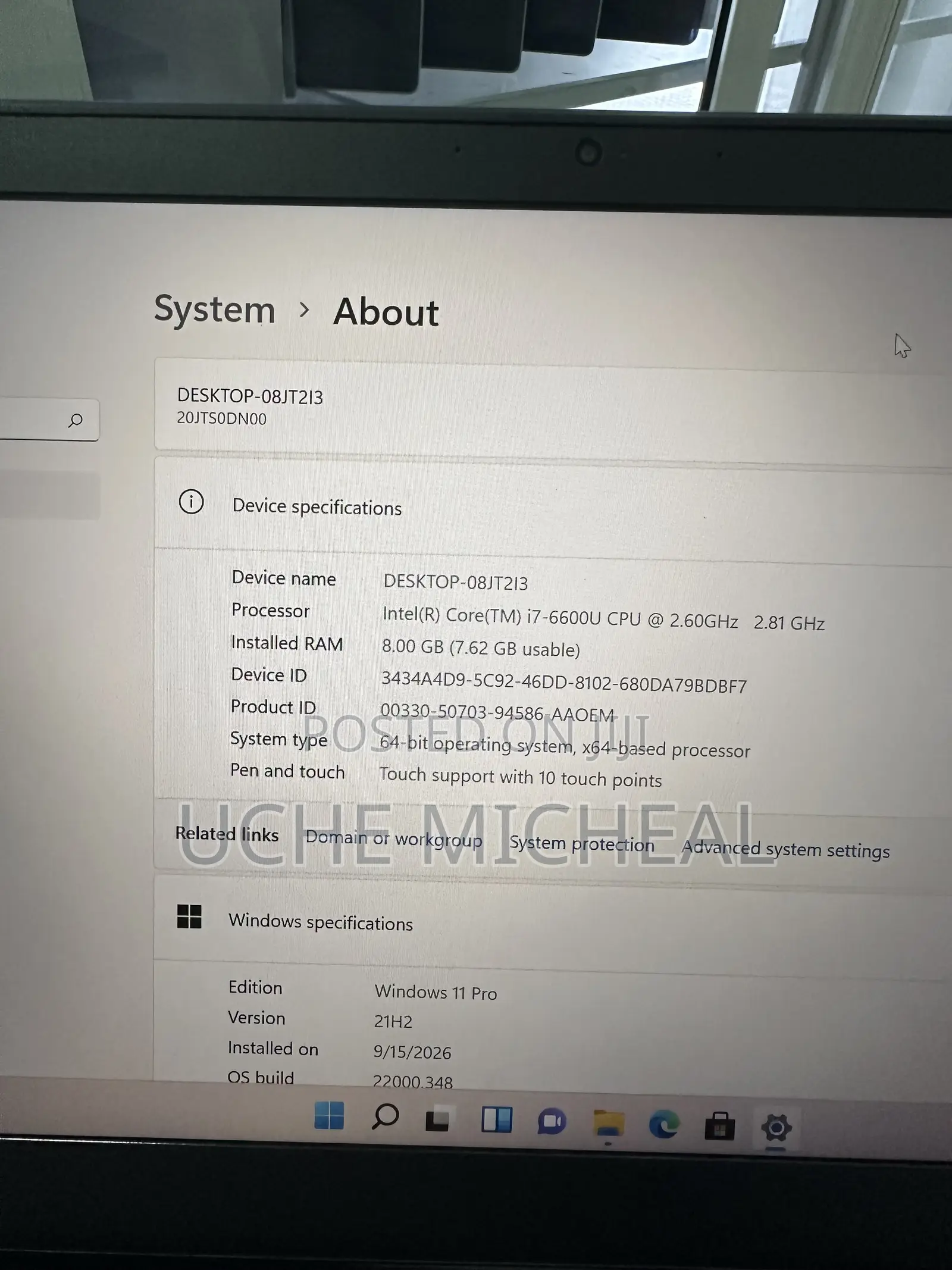 Laptop Lenovo ThinkPad T470s 8GB Intel Core i7 SSD 256GB