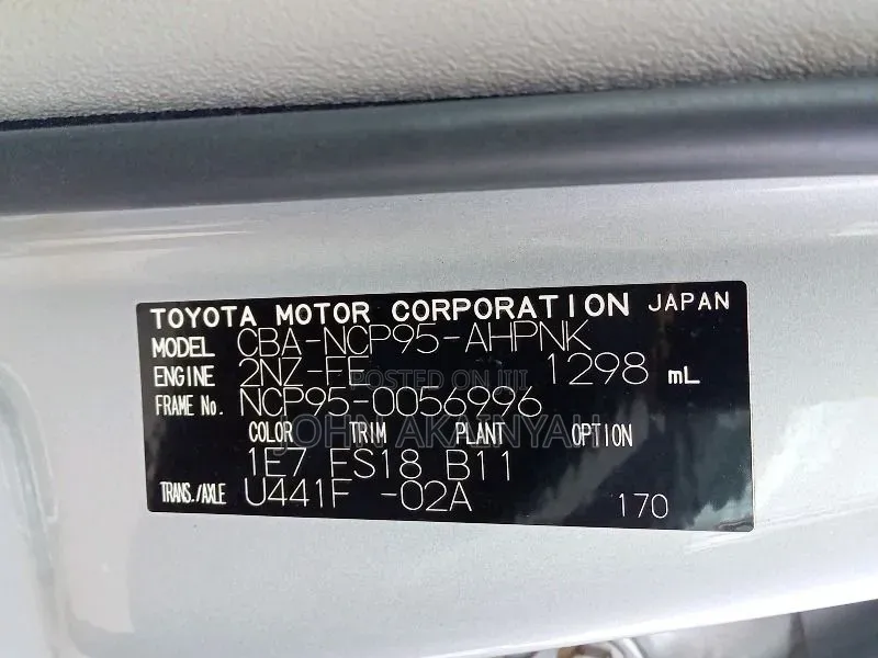 Toyota Vitz 2020 Silver