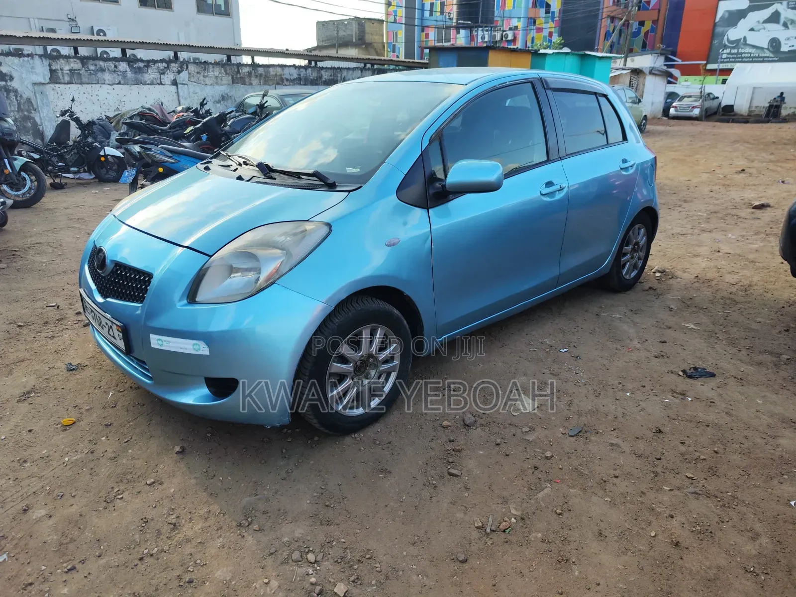 Toyota Vitz 1.3 AWD 3dr 2008 Blue