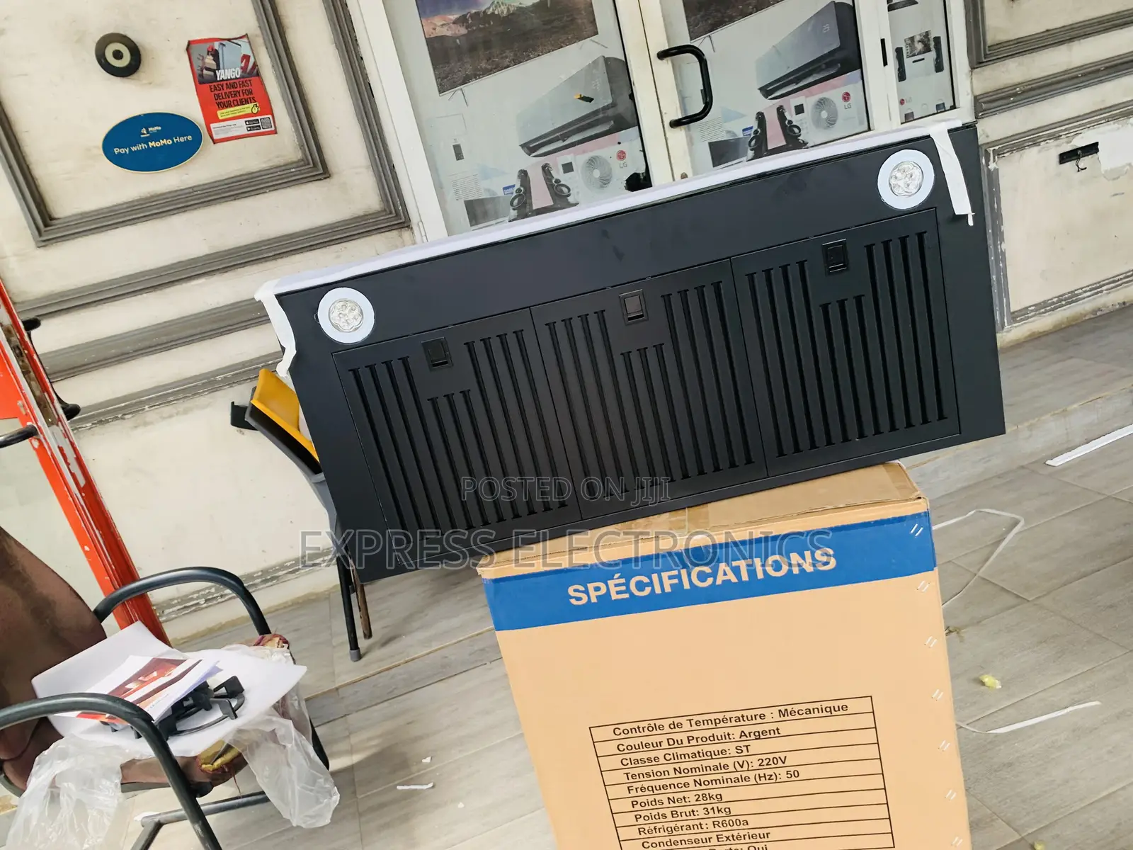 Ultra Kenwood Heat Extractor 60Cm Black