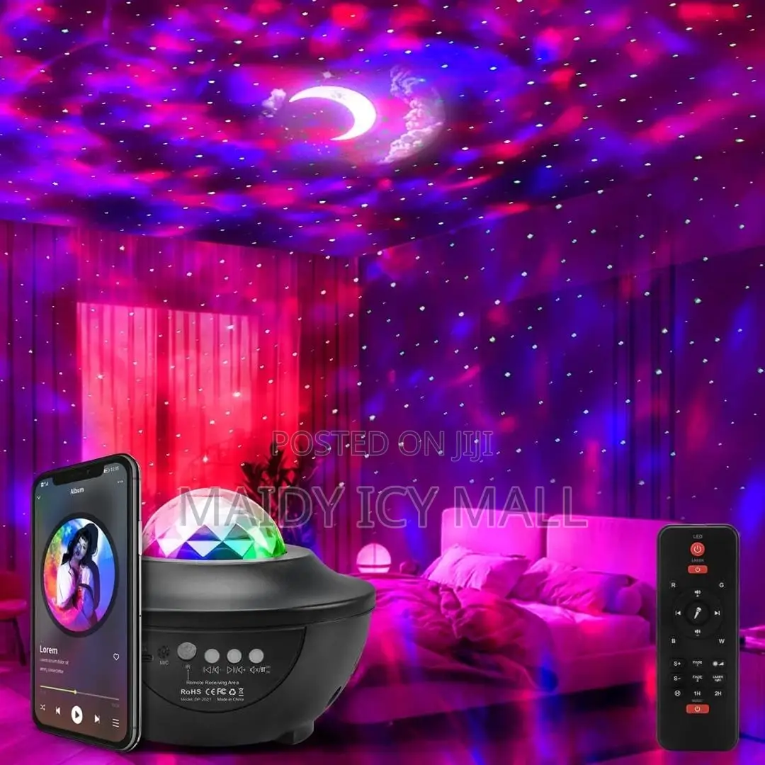 Multi Color Galaxy Star and Moon Projector