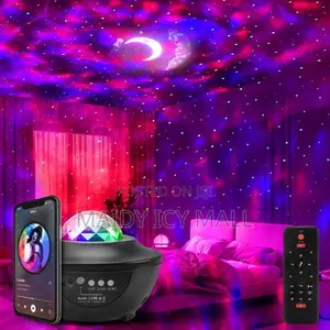 Multi Color Galaxy Star and Moon Projector