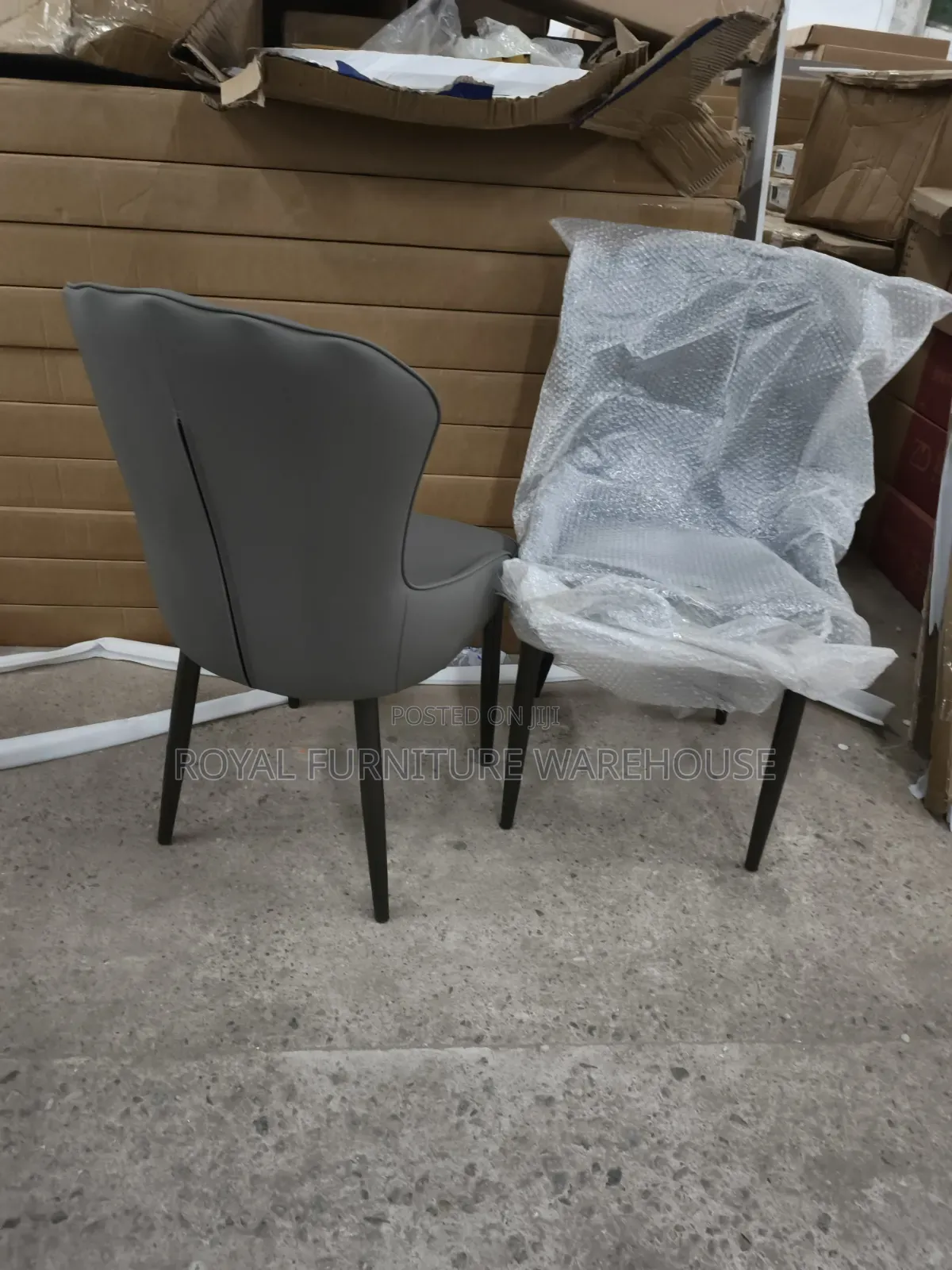 Mid-Century Modern Upholstered Dining Chairs