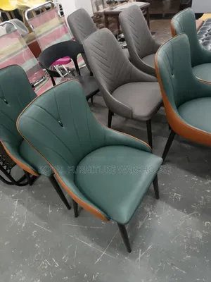 Mid-Century Modern Upholstered Dining Chairs