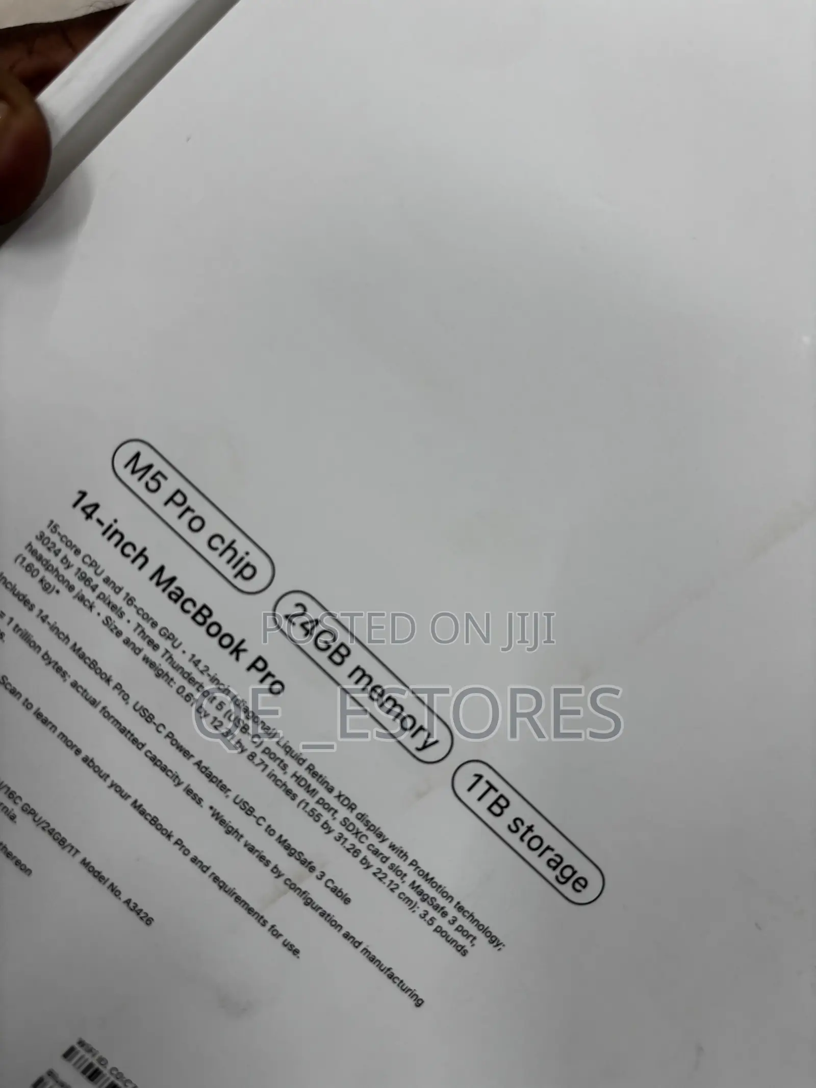 New Laptop Apple MacBook Pro 2026 M5 Pro 24GB Apple M5 Pro SSD 1T
