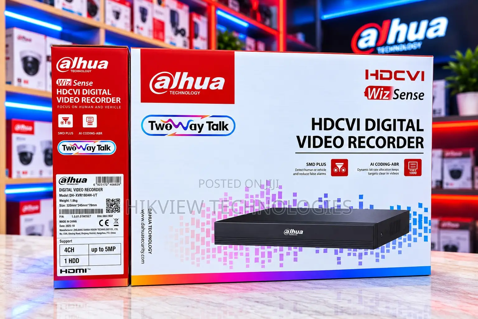 Dahua Xvr1b04h-I/T4ch Penta-Brid 5mp Value/1080p Cooper 1u 1hdd DVR