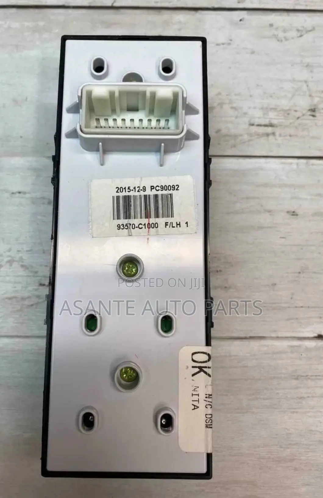 Hyundai Sonata 2015-2019 Power Window Switch
