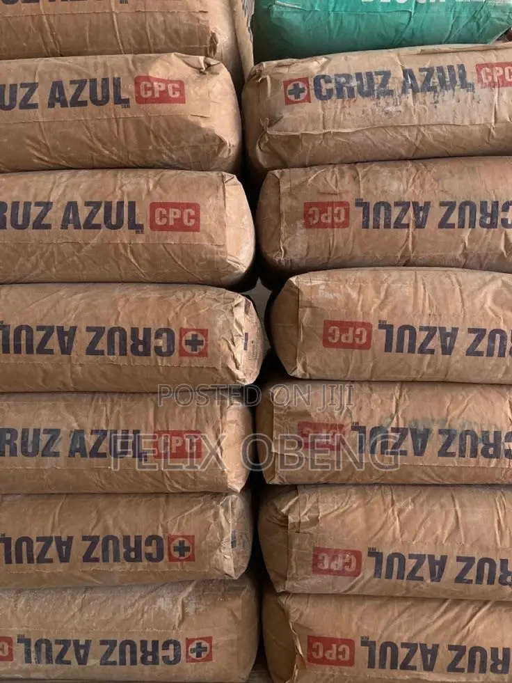 Bags of Quality Cements Available for Building and Construction .