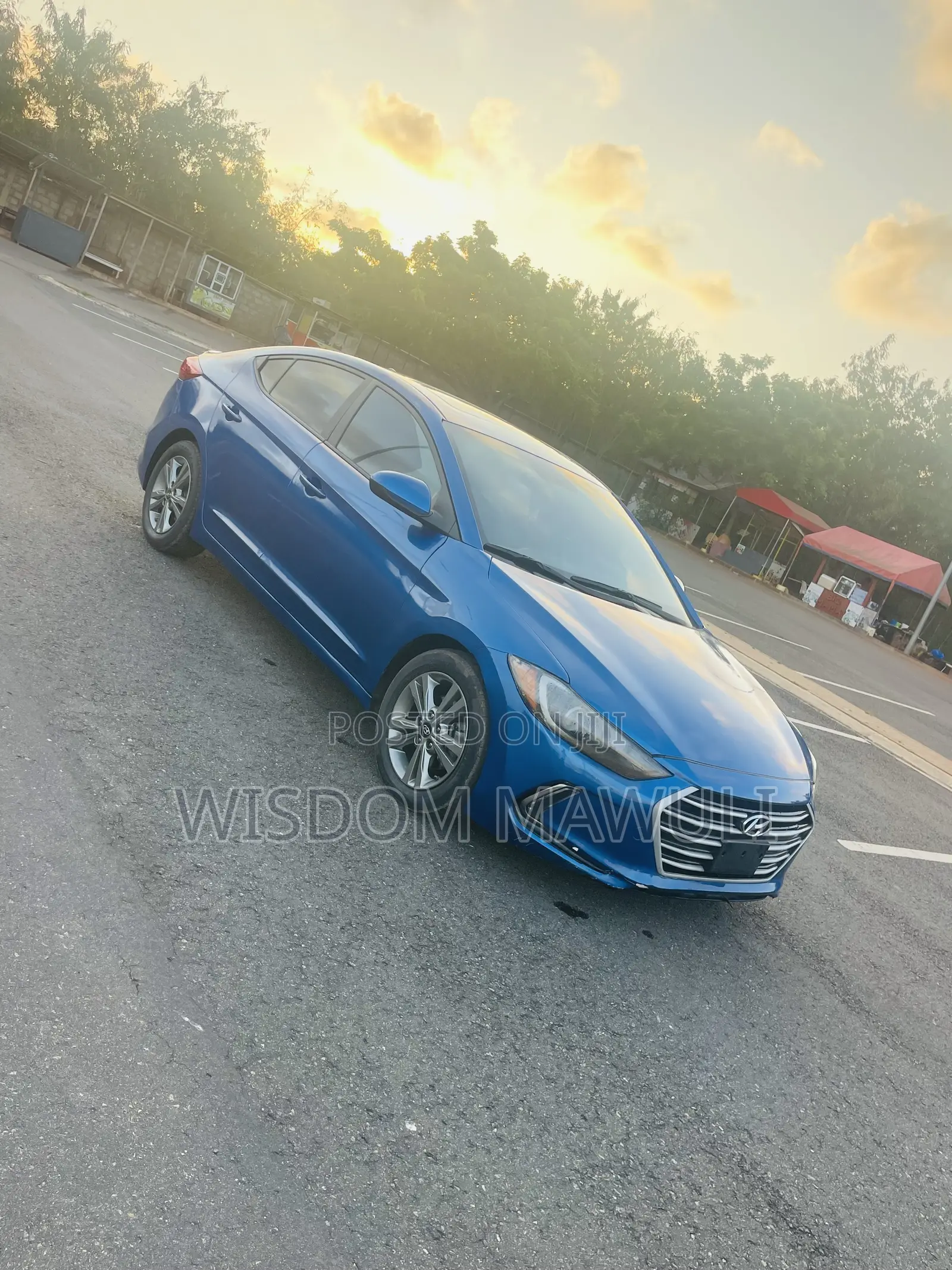 Hyundai Elantra 2027 Blue