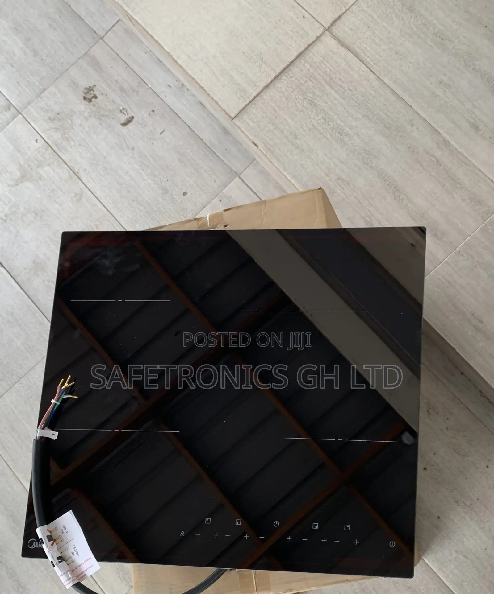 Newly Virtual (Black) 60cm 4 Electric Hob Kenwood