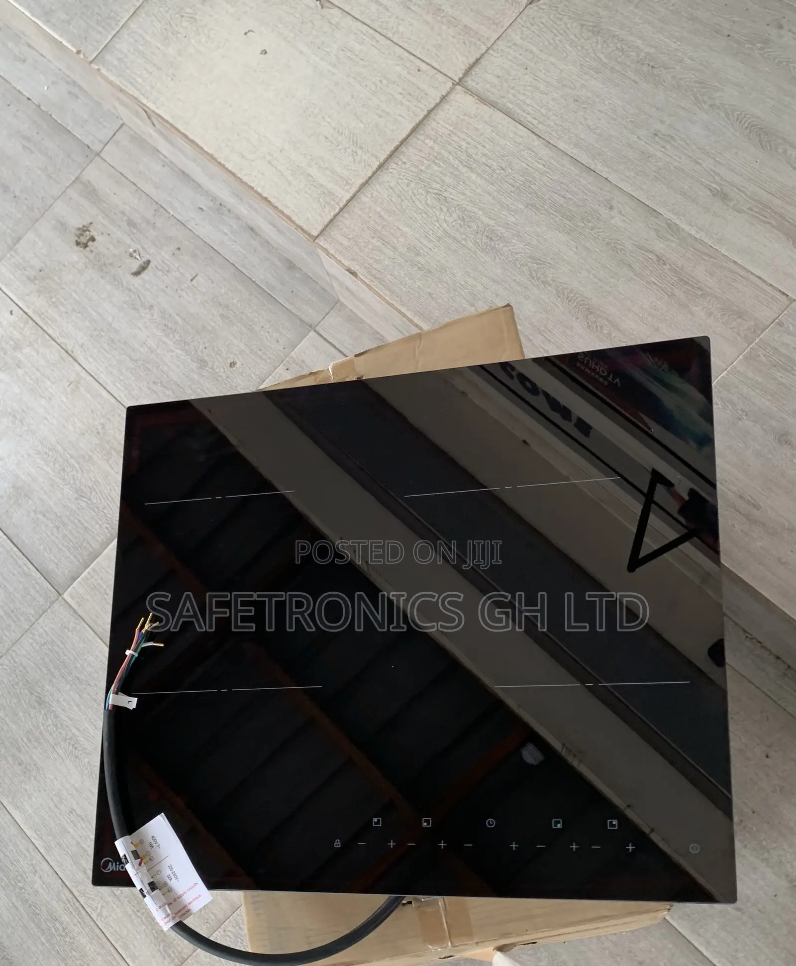 Newly Virtual (Black) 60cm 4 Electric Hob Kenwood