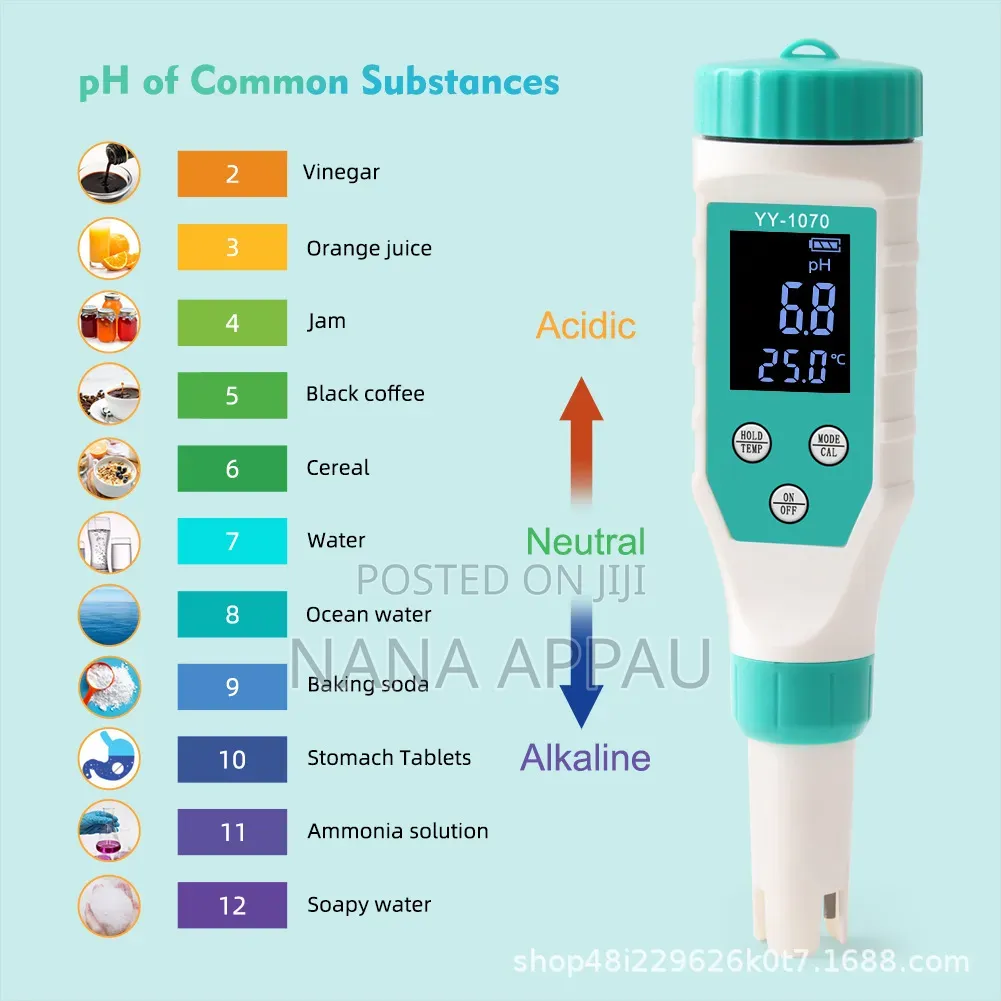 Digital Multi-Parameter Water Quality Tester (Model YY-1070).
