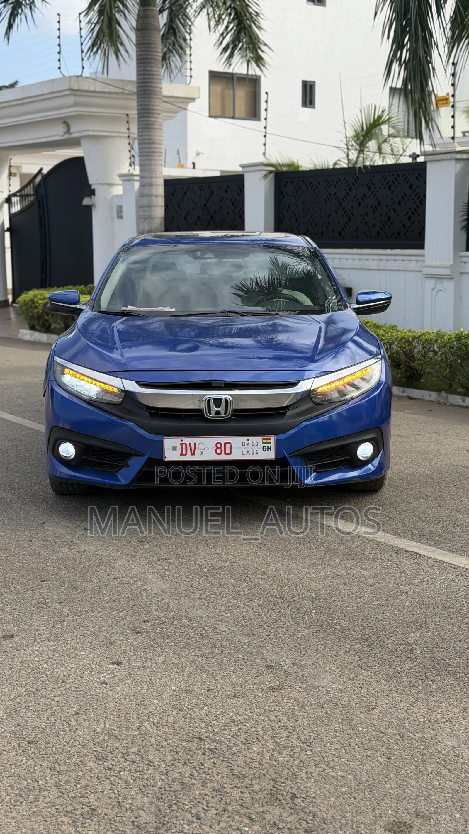Honda Civic Touring 4dr Sedan (1.5L 4cyl) 2017 Blue