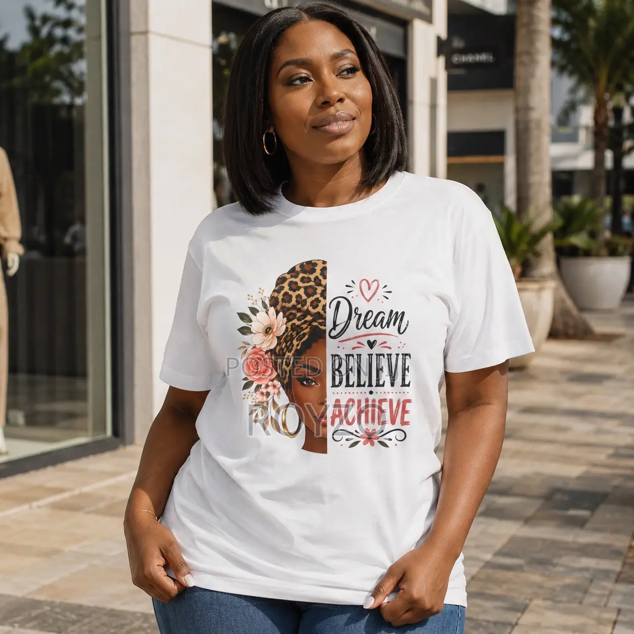 Women Casual T-Shirt – Ladies Graphic Printed Tee, Trendy Casual Wear