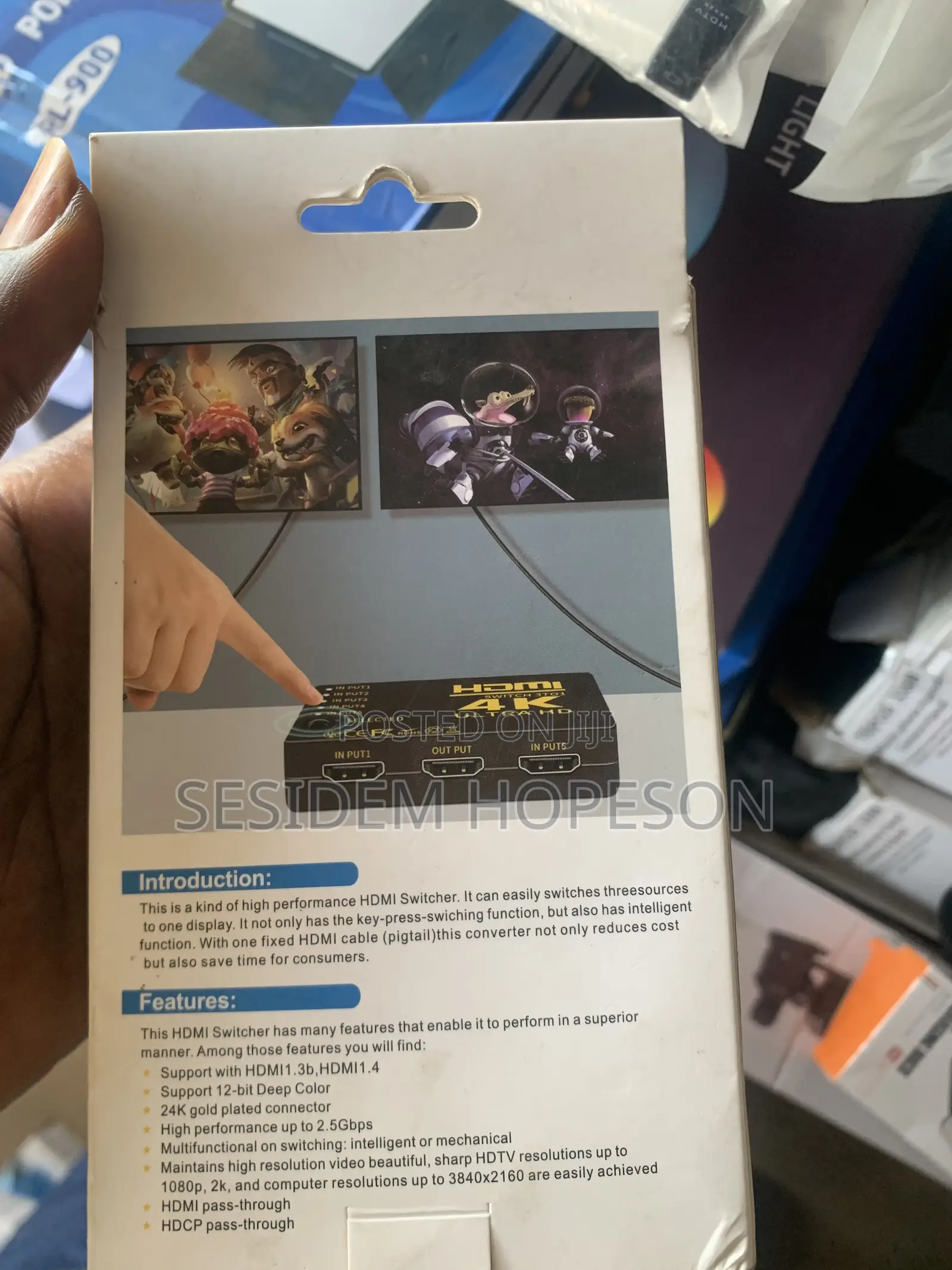 5-in-1 HDMI Switch.