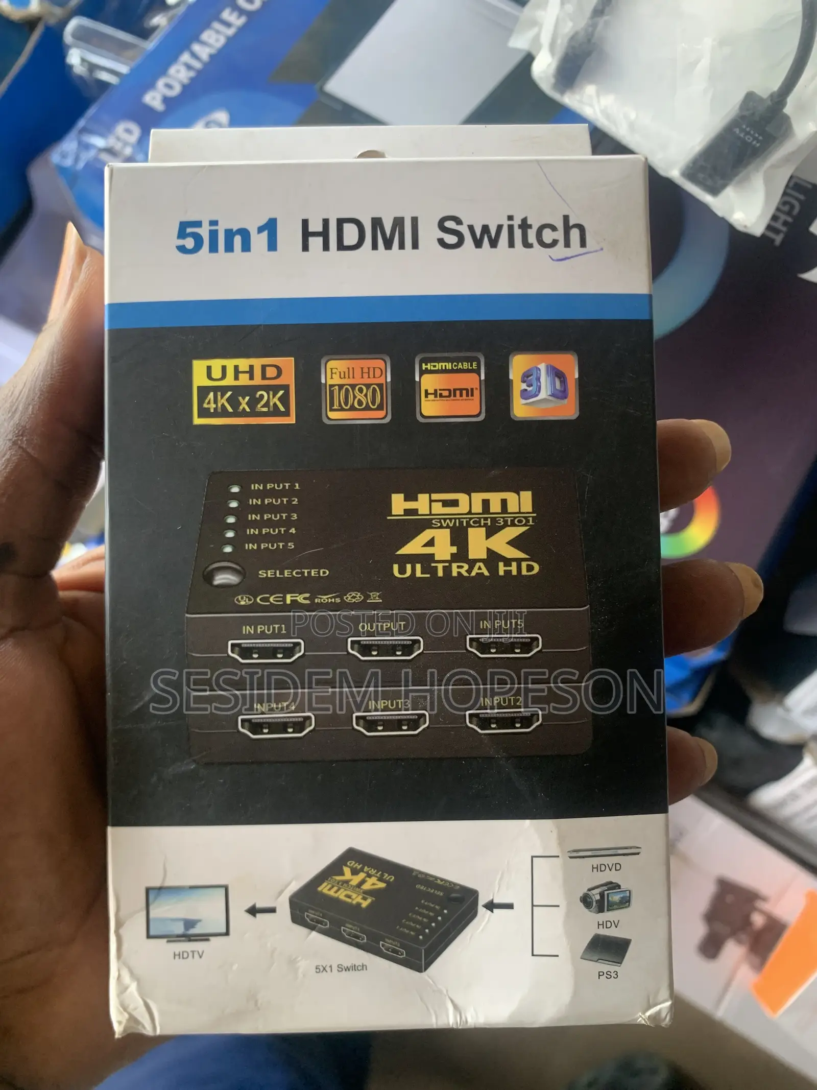 5-in-1 HDMI Switch.
