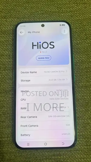 Tecno Camon 50 Pro 256 GB Green