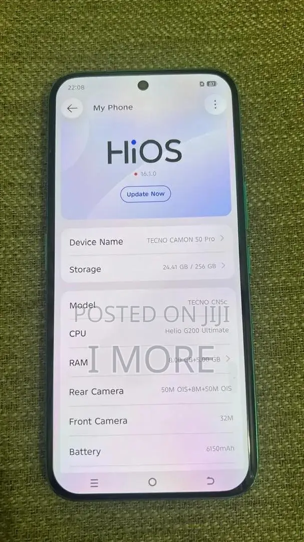 Tecno Camon 50 Pro 256 GB Green
