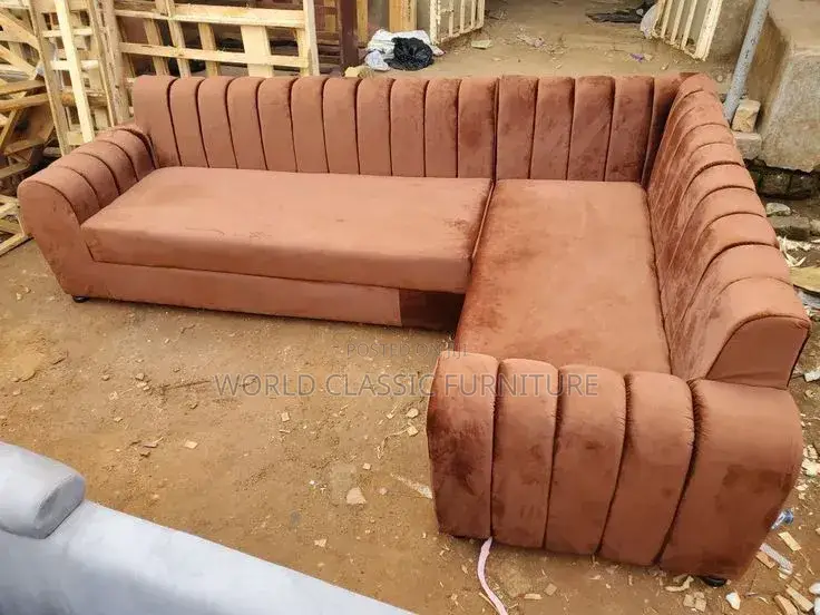 Beautiful L-Shaped Sectional Sofa for Sale.