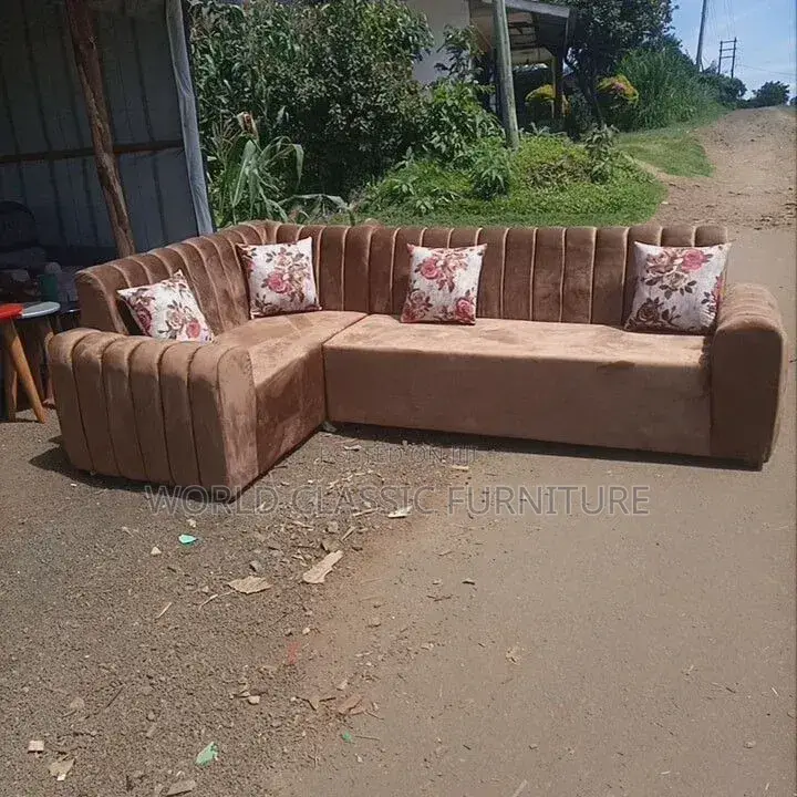 Beautiful L-Shaped Sectional Sofa for Sale.