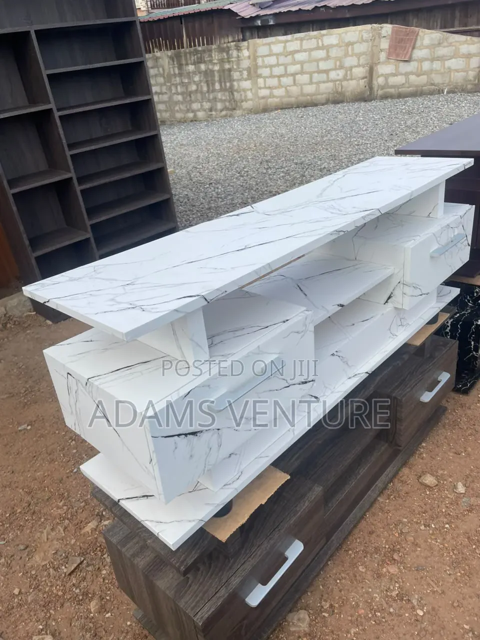 Black White Television Stand
