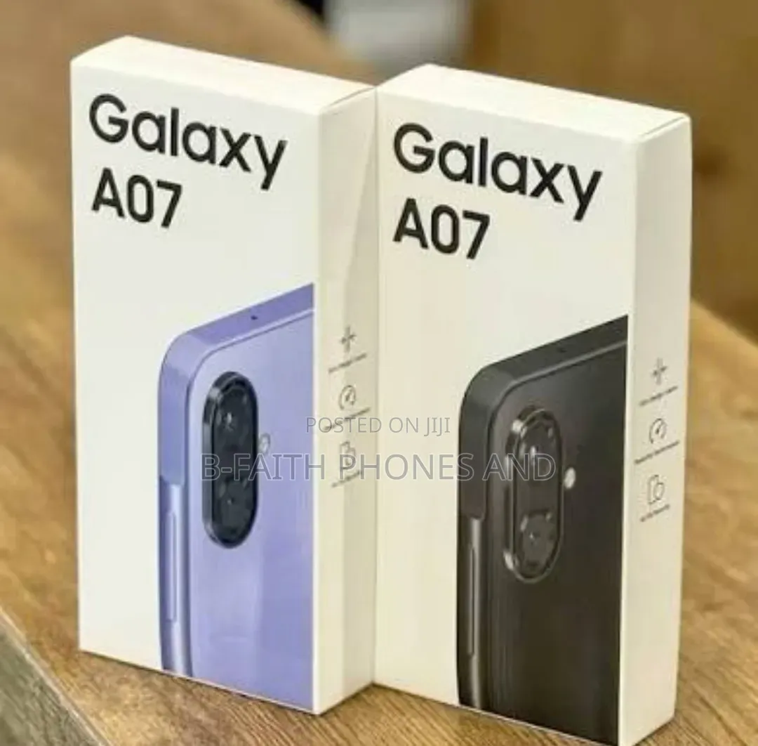 New Samsung Galaxy A07 128 GB Black