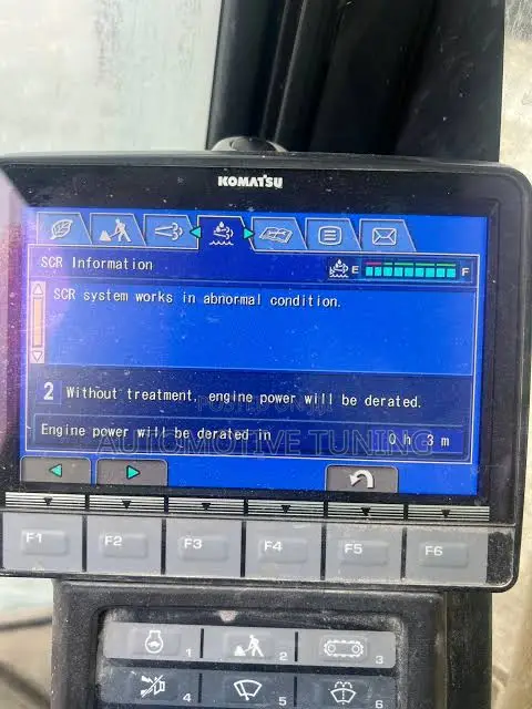 Komatsu Egr Def SCR DPF Delete