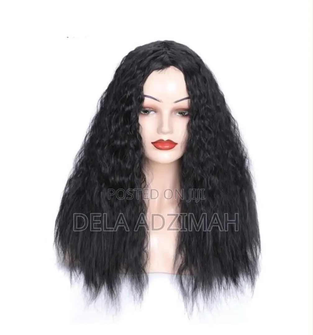 Matte Realistic Corn Perm Long Curly Hair Woolen Volume Wig Headgear