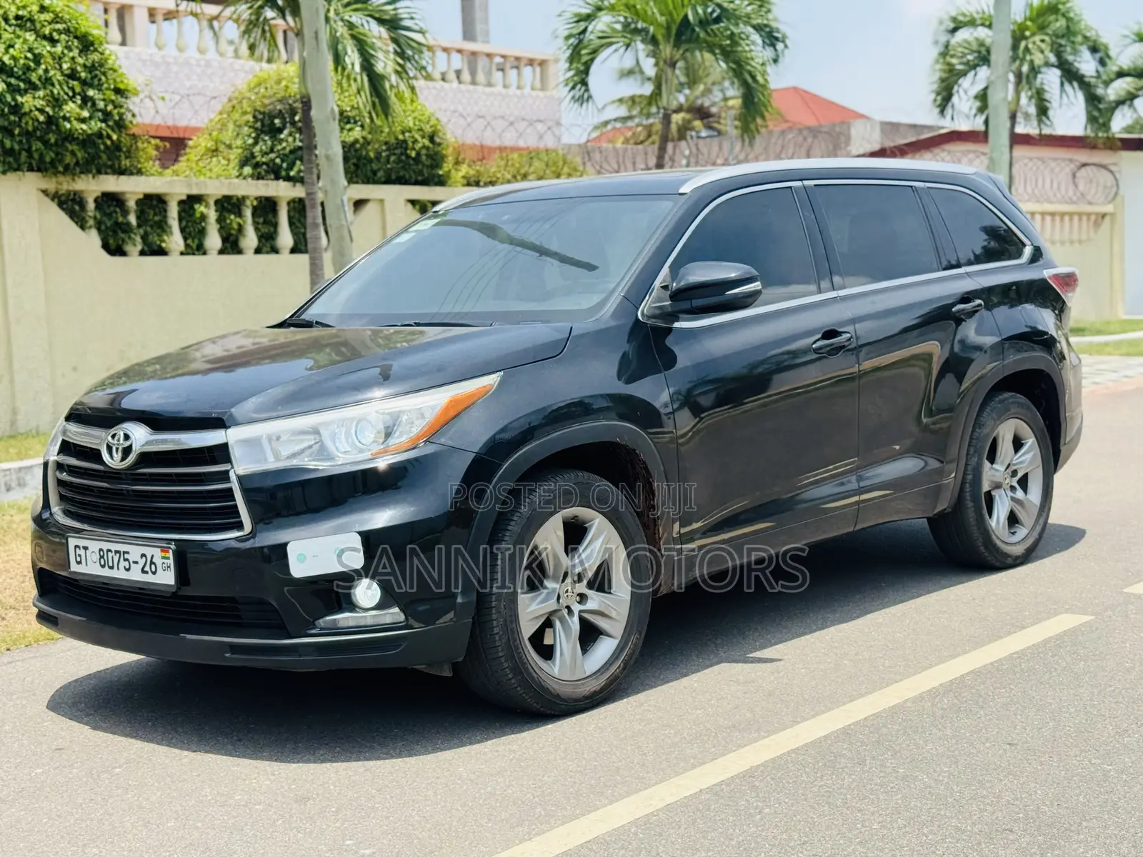 Toyota Highlander Limited 4x4 V6 (3.5L 6cyl 8A) 2017 Black