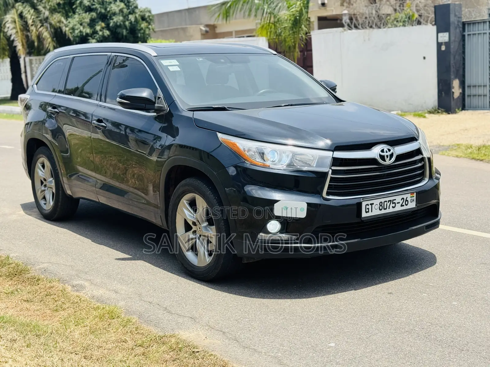Toyota Highlander Limited 4x4 V6 (3.5L 6cyl 8A) 2017 Black