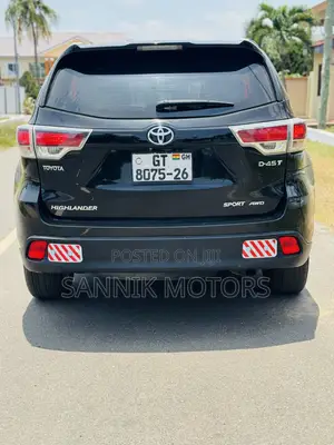 Toyota Highlander Limited 4x4 V6 (3.5L 6cyl 8A) 2017 Black