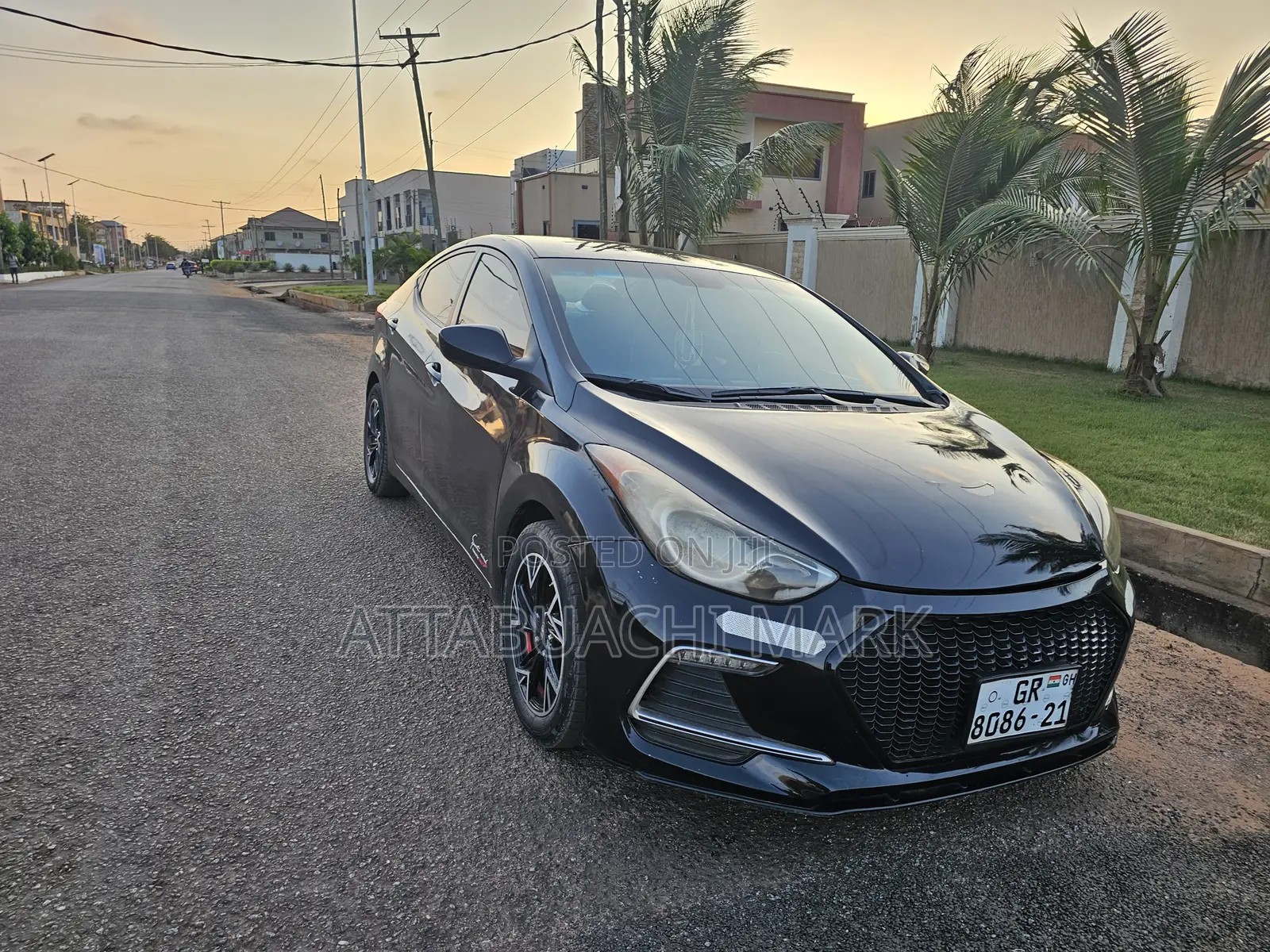 Hyundai Elantra GLS 2012 Black