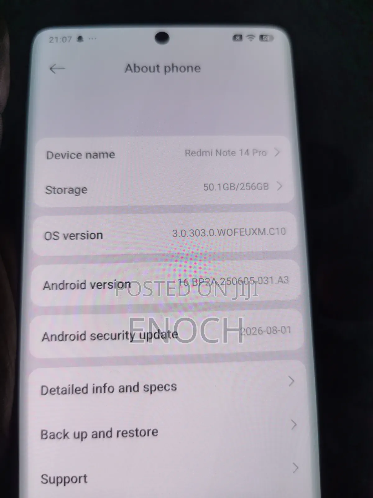 Mobile Phone 256 GB Black