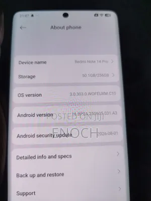 Mobile Phone 256 GB Black