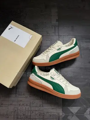 Puma Indoor OG the Archive Collection - White Green Gum Sole