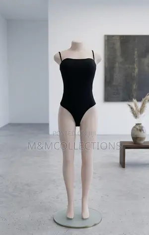 Black Spaghetti Strap Bodysuit