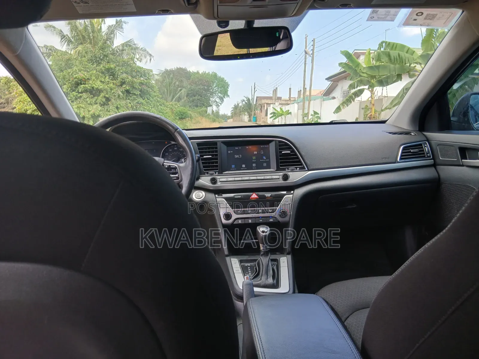 Hyundai Elantra Value Edition Sedan FWD (2.0L 4cyl 6A) 2017 Black