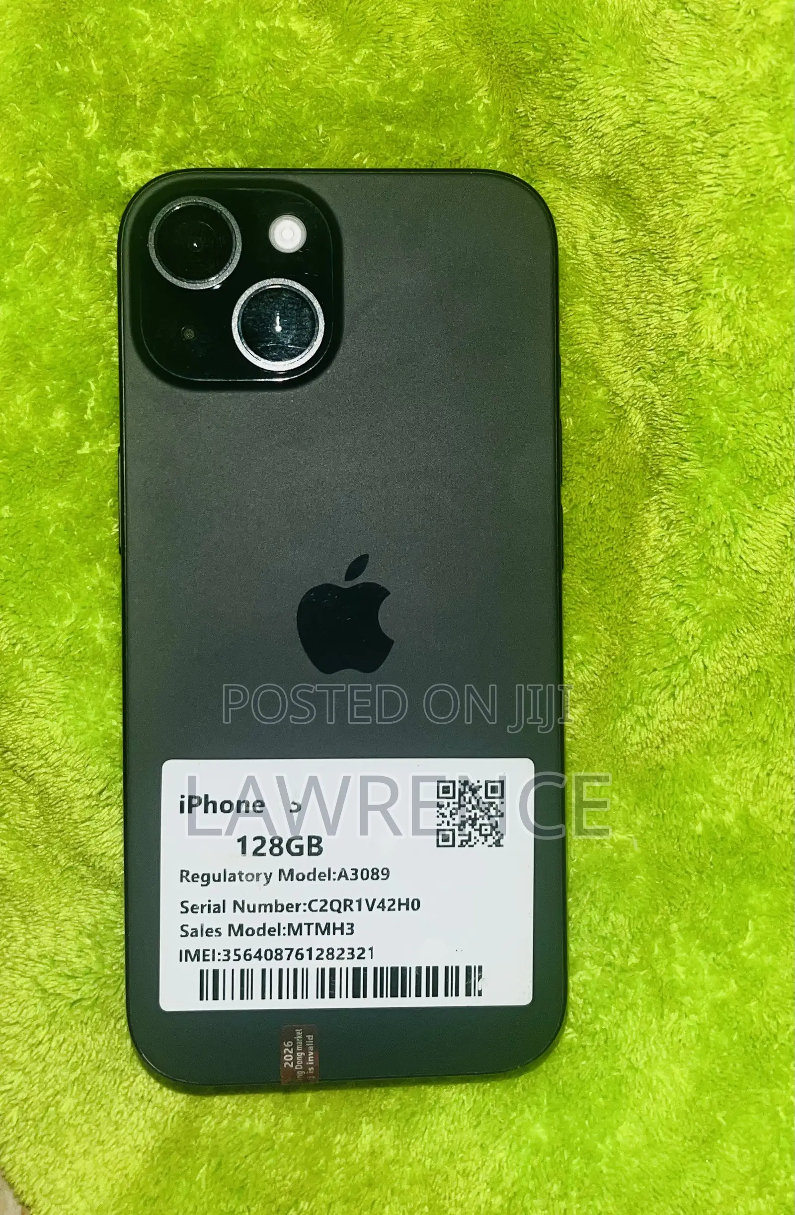 Apple iPhone 15 128 GB Black