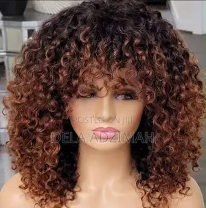 Human Hair Curls Wig Cap