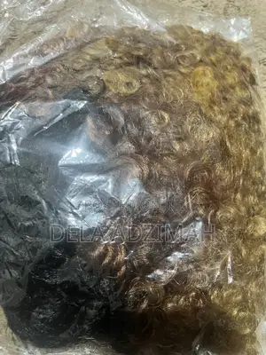 Human Hair Curls Wig Cap