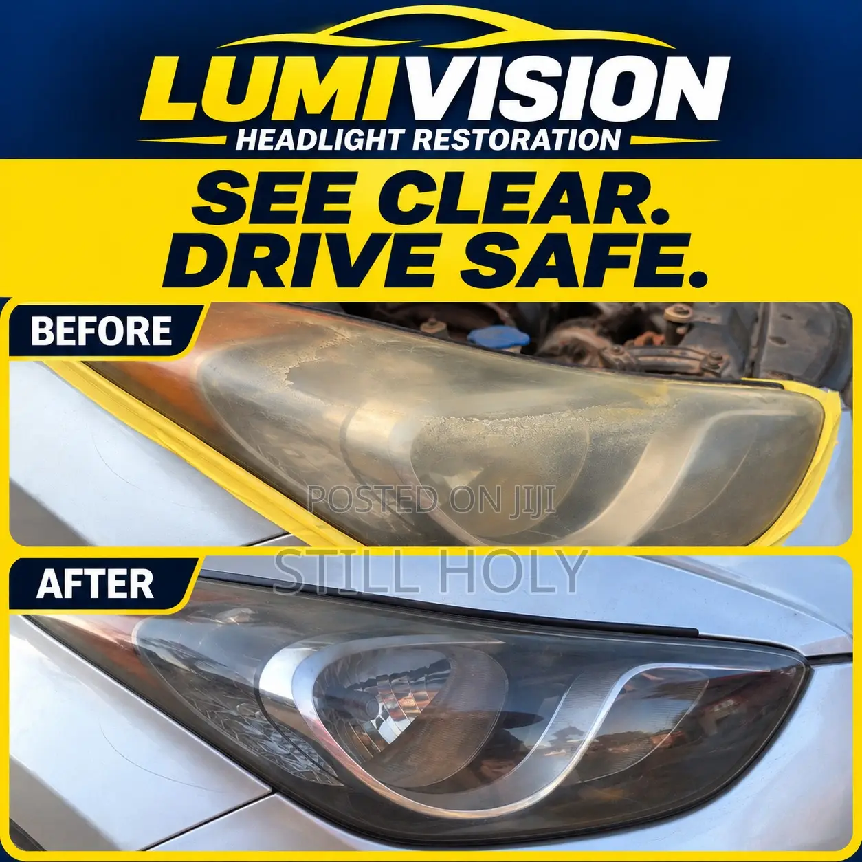 Headlight Clean Restoration