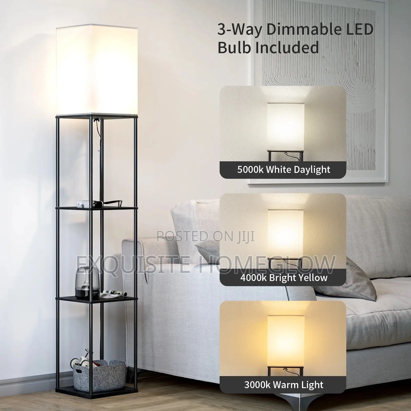 Shelf Floor Lamp Available for Purchase