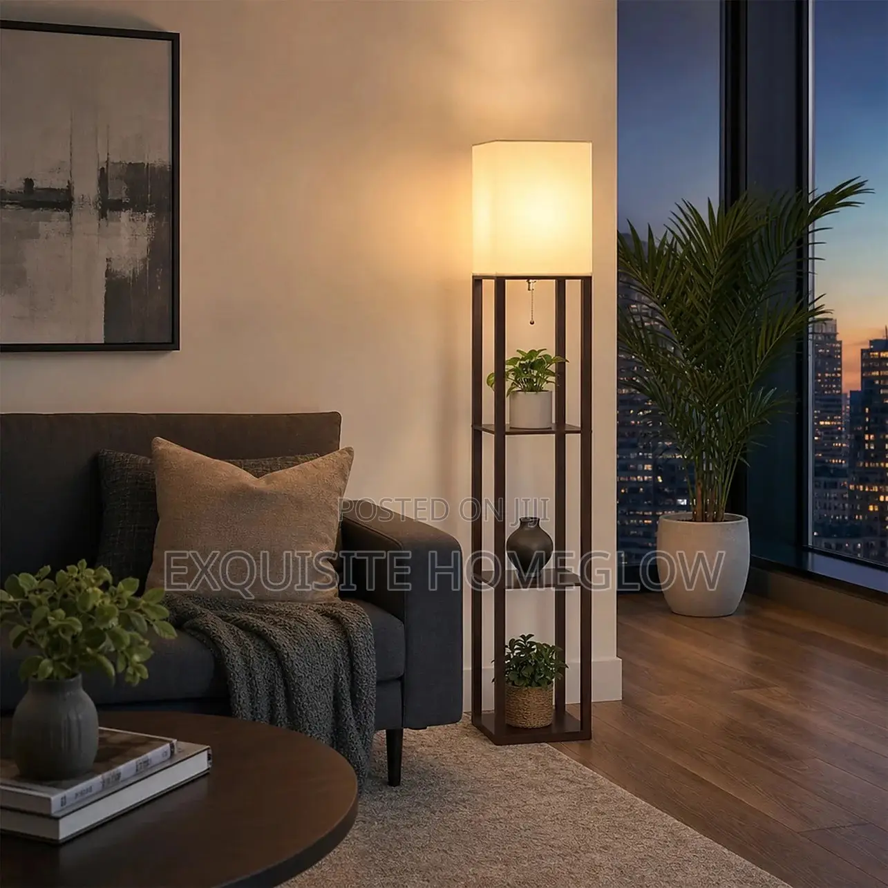 Shelf Floor Lamp Available for Purchase