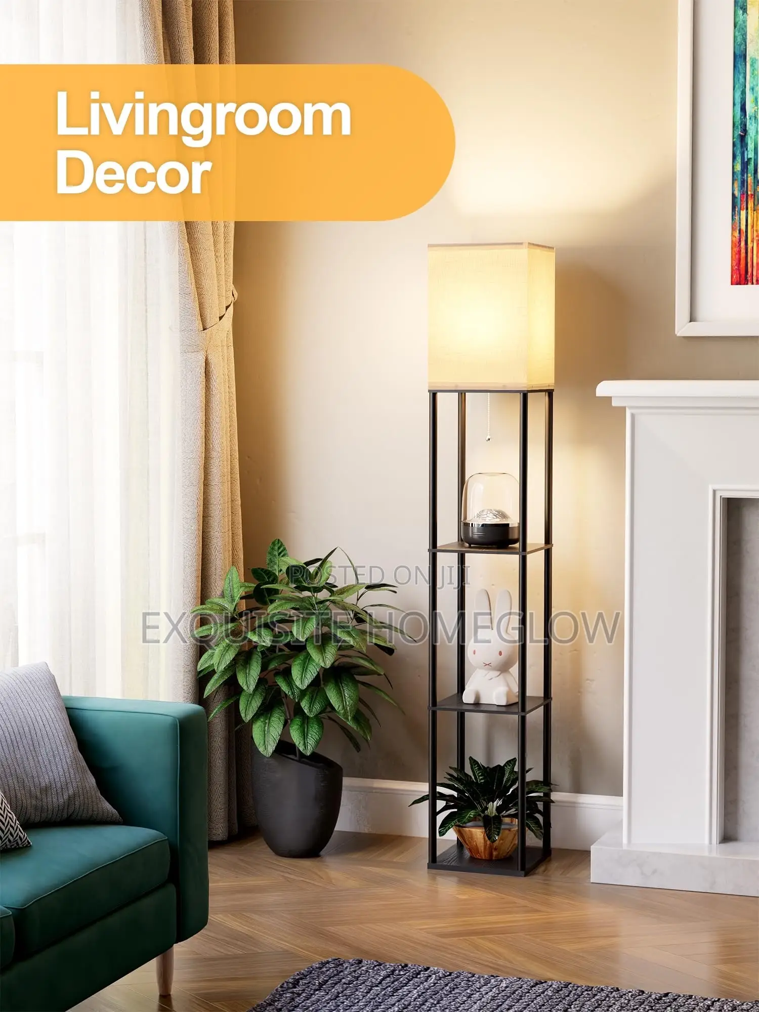 Shelf Floor Lamp Available for Purchase