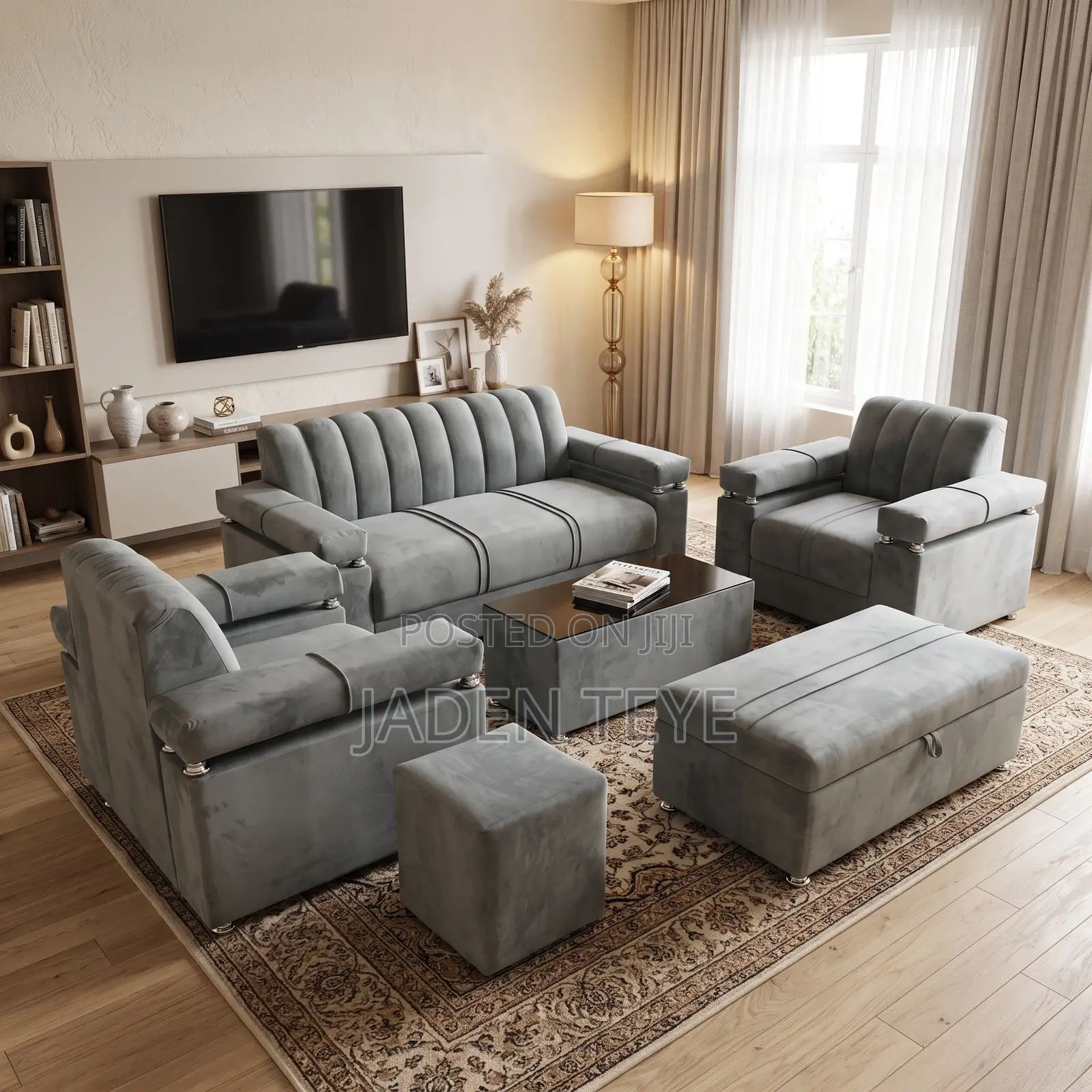 Brand New Fabric Luxury 3 in One and 2 Single