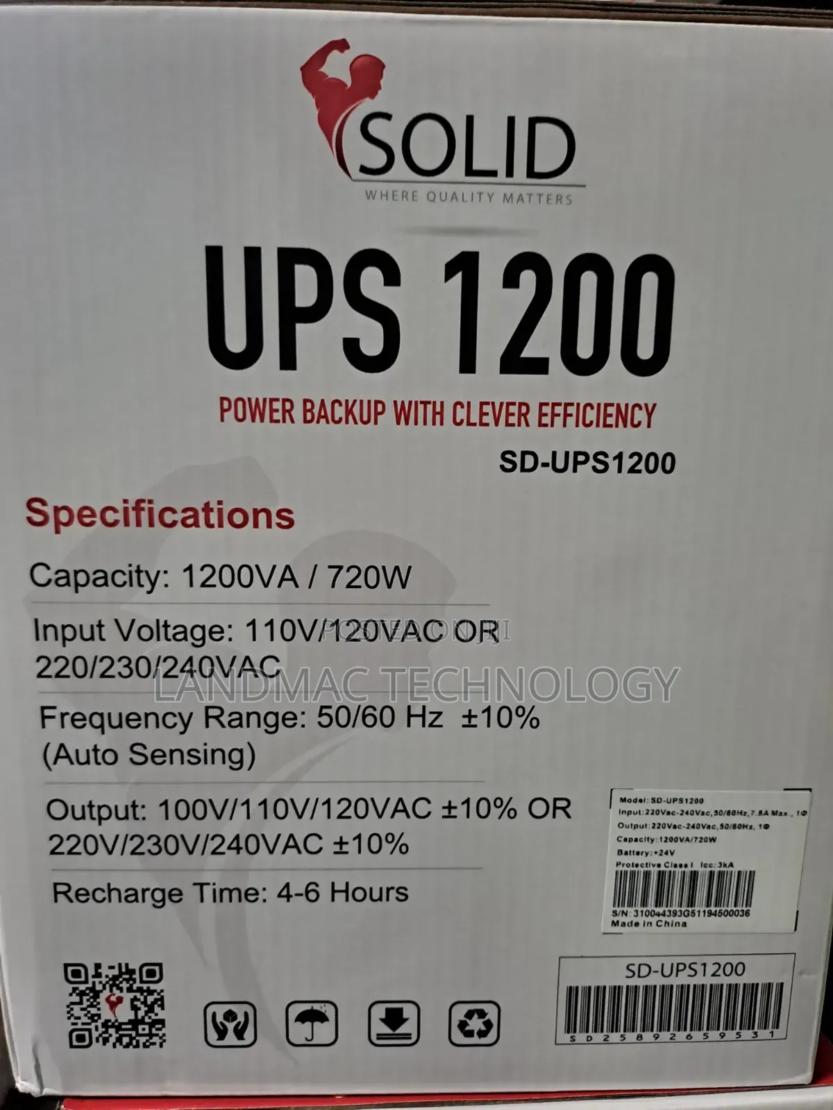 Solid 1200va Pro Line Interactive Ups