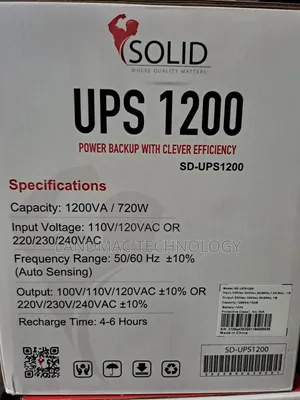 Solid 1200va Pro Line Interactive Ups