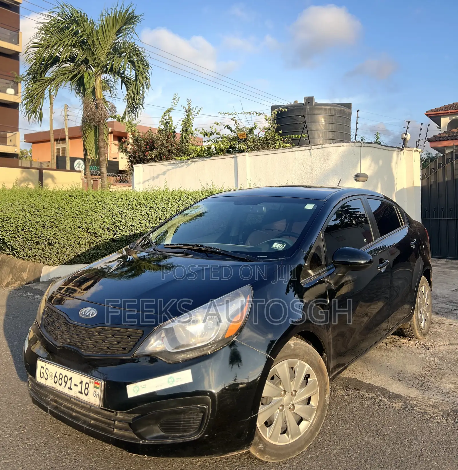 Kia Rio EX 4dr Sedan (1.6L 4cyl 6A) 2014 Black